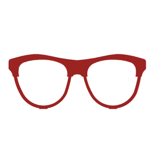 Wide-Rimmed-Glasses-Carmine-Red